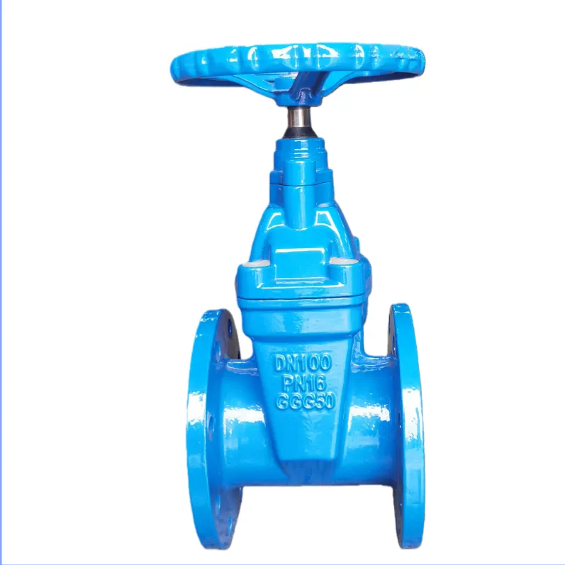صمام بوابة مطاطي DIN F4 (ساق مخفي) — DIN 3352 F4 · DN50 – DN600 · PN10/16