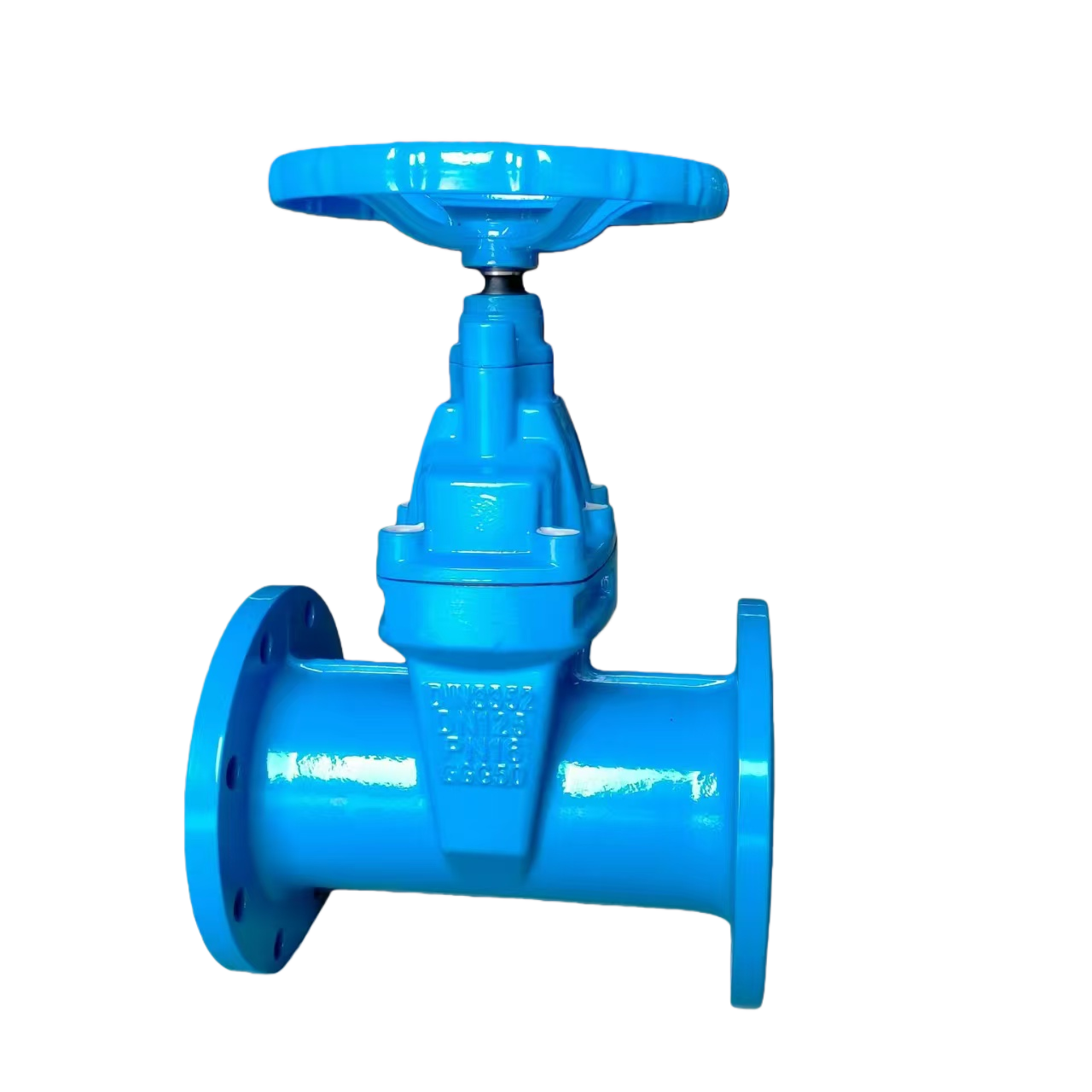 صمام بوابة مطاطي DIN F5 (ساق مخفي) DIN 3352 F5 · DN40 – DN600 · PN16